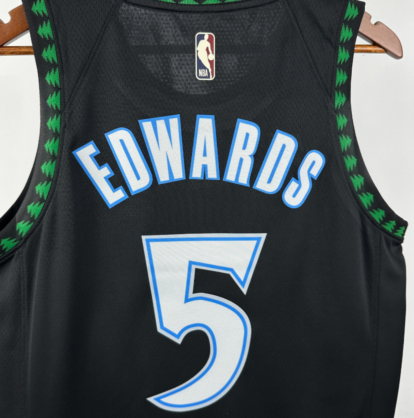 2026 NBA Minnesota Timberwolves retro  Anthony Edwards 5#