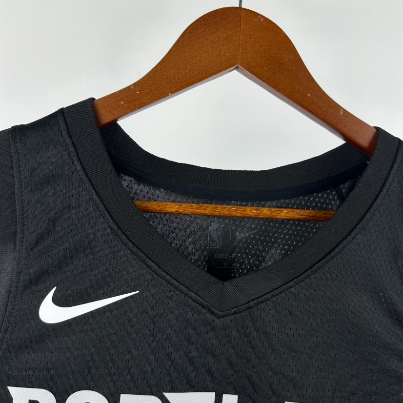 2026 NBA Portland Trail Blazers away  black  YANG 16#