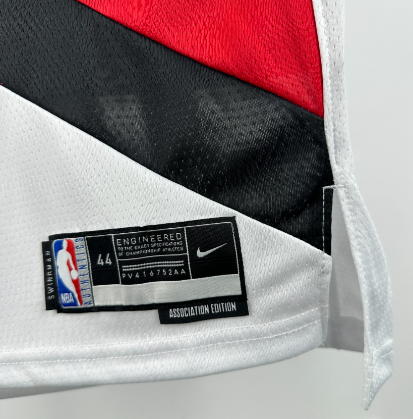 2026 NBA Portland Trail Blazers White LILLARD  0#