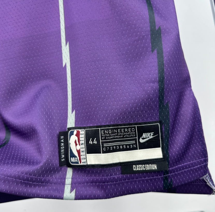 2026 NBA Toronto Raptors  retro  Purple  McGrady 1#