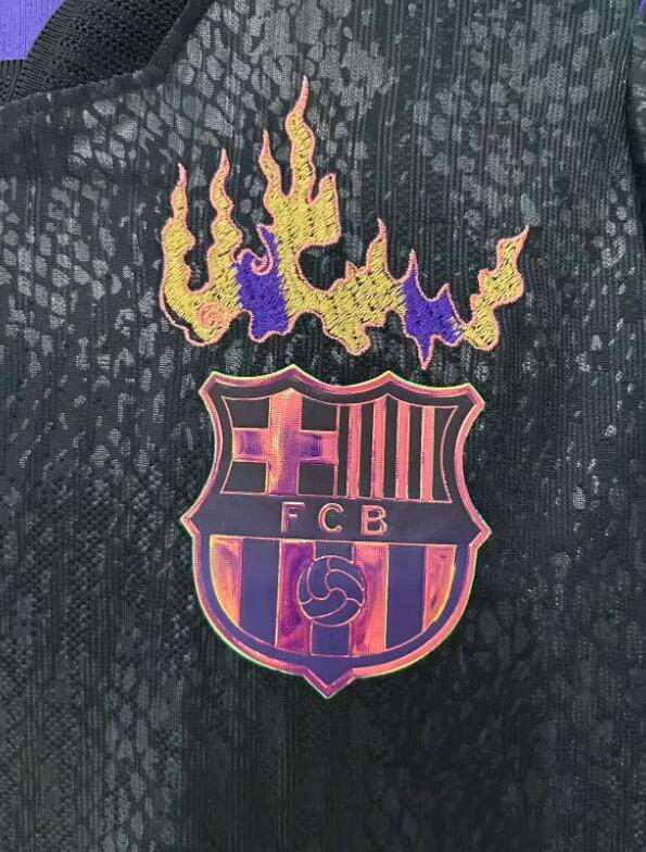 2026 2027 Embroidery   Barcelona away Jersey Player Version