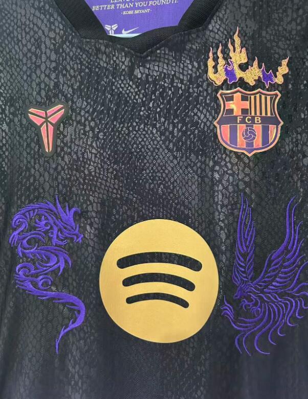 2026 2027 Embroidery   Barcelona away Jersey Player Version