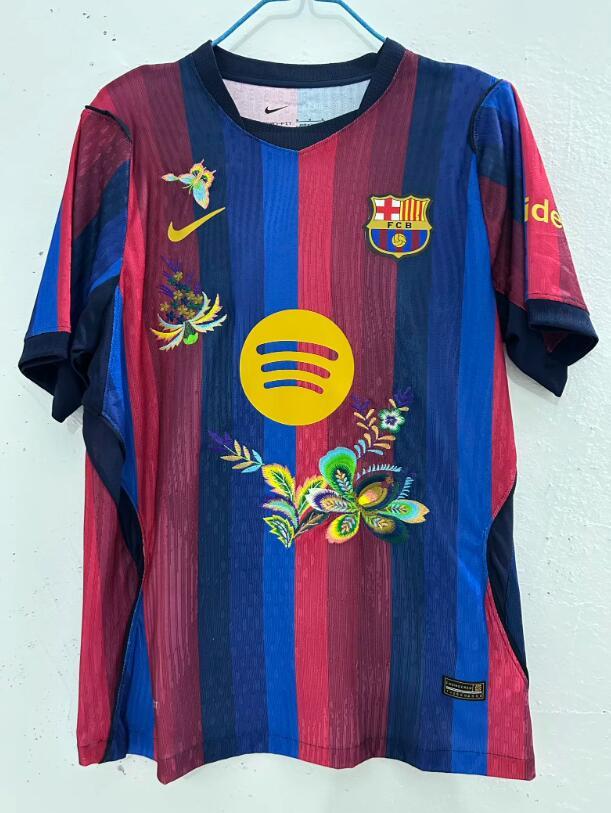 2026 2027 Embroidery   Barcelona Home Jersey Player Version