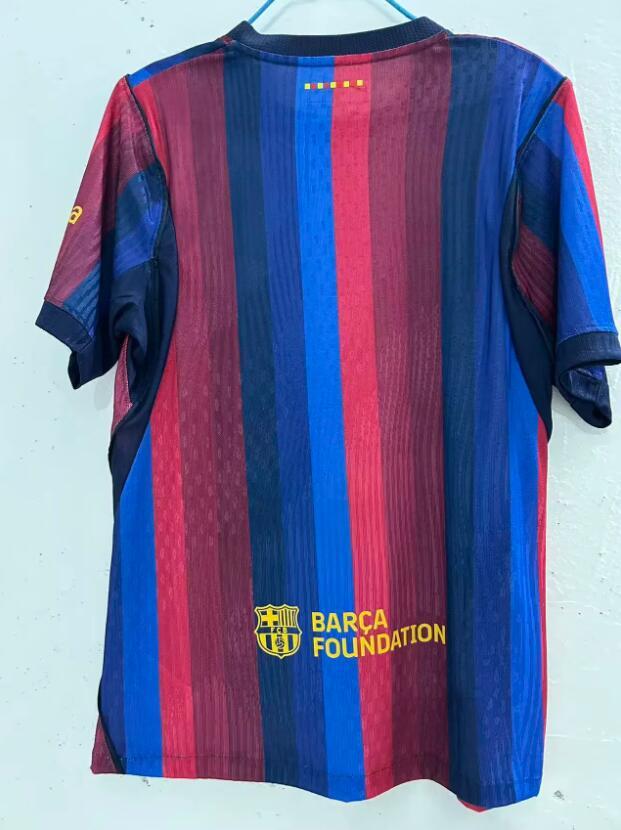 2026 2027 Embroidery   Barcelona Home Jersey Player Version