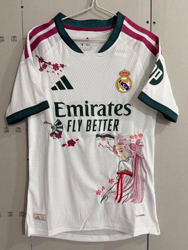 2026 2027 Embroidery  Real Madrid Home Jersey Player Version