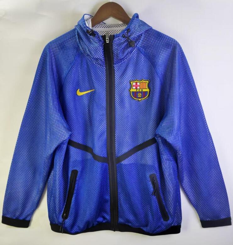 2026 2027 Barcelona Blue White jacket hoodile
