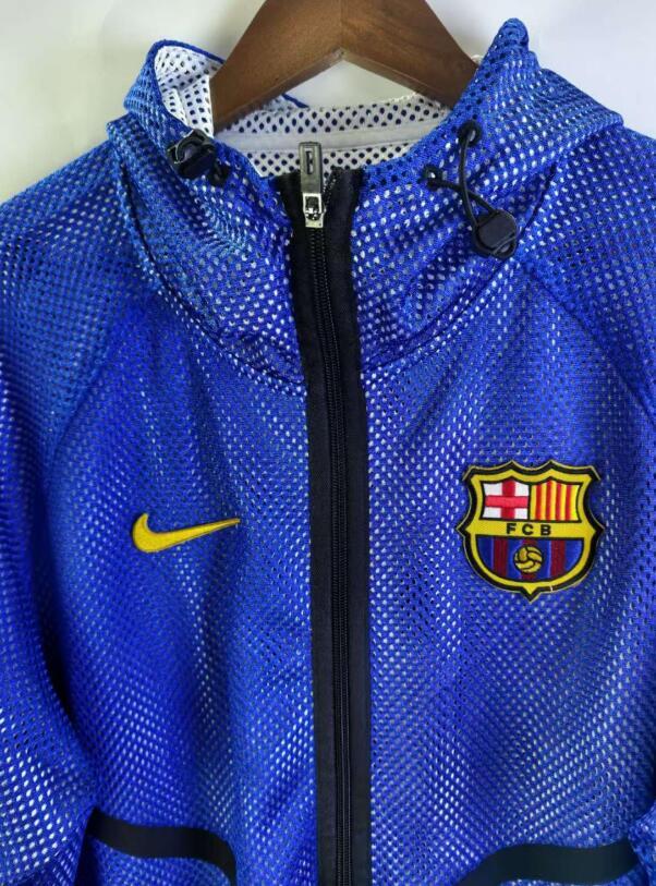 2026 2027 Barcelona Blue White jacket hoodile