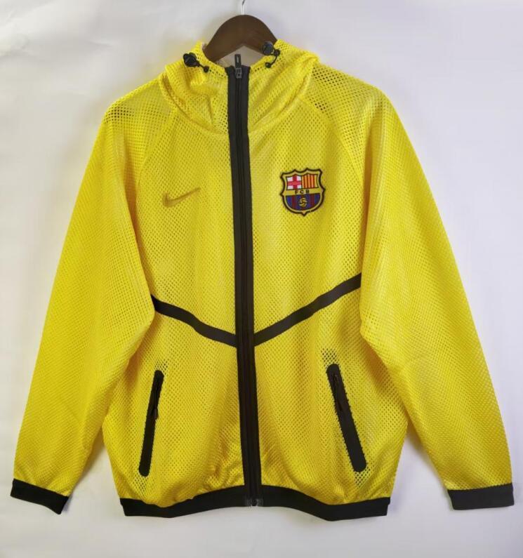 2026 2027 Barcelona Yellow jacket hoodile