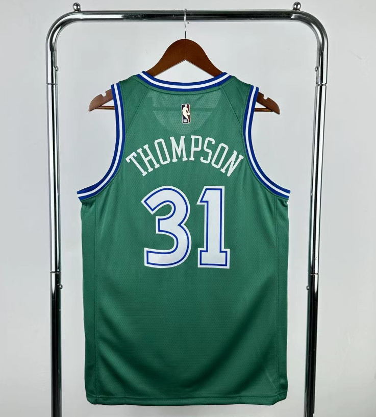 2026 NBA Dallas Mavericks  retro green  Thompson  31 #