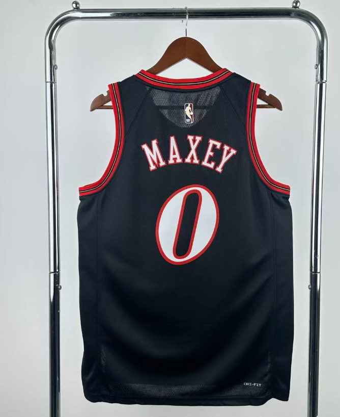 2026 NBA  Philadelphia 76ers  retro black  MAXEY 0 #