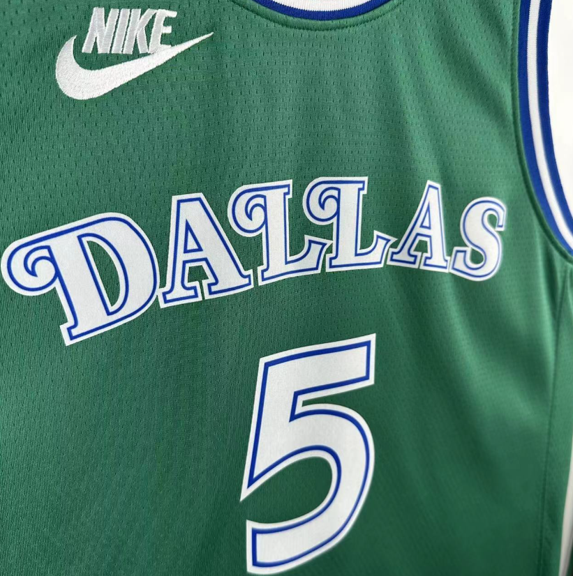 2026 NBA Dallas Mavericks  retro green  RUSSELL5 #
