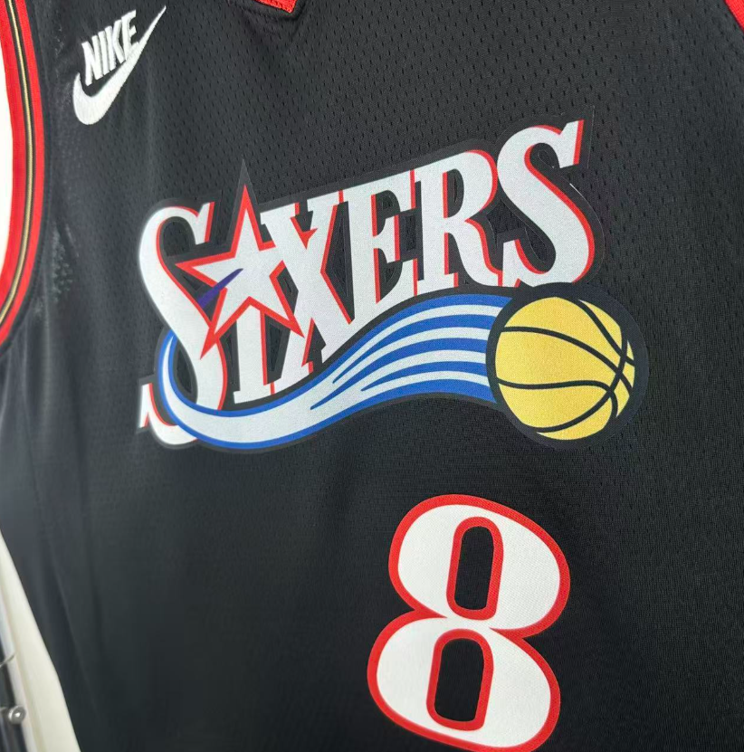 2026 NBA  Philadelphia 76ers  retro black  GEORGE 8 #