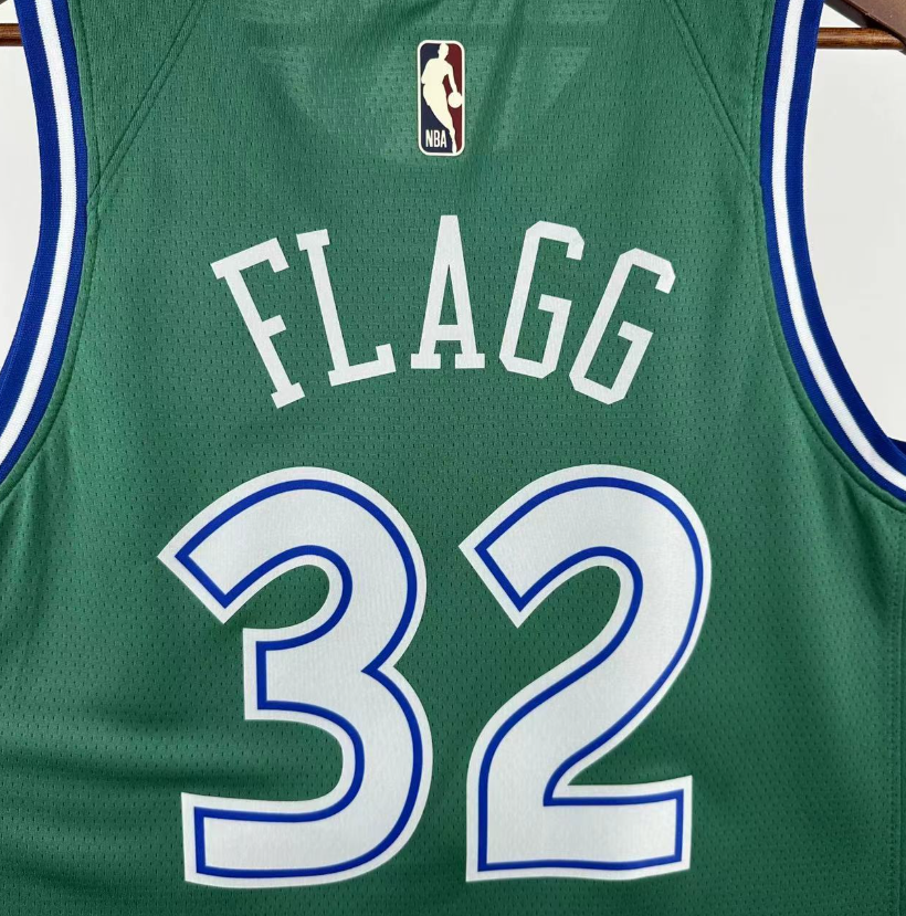 2026 NBA Dallas Mavericks  retro green  FLAGG 32  #