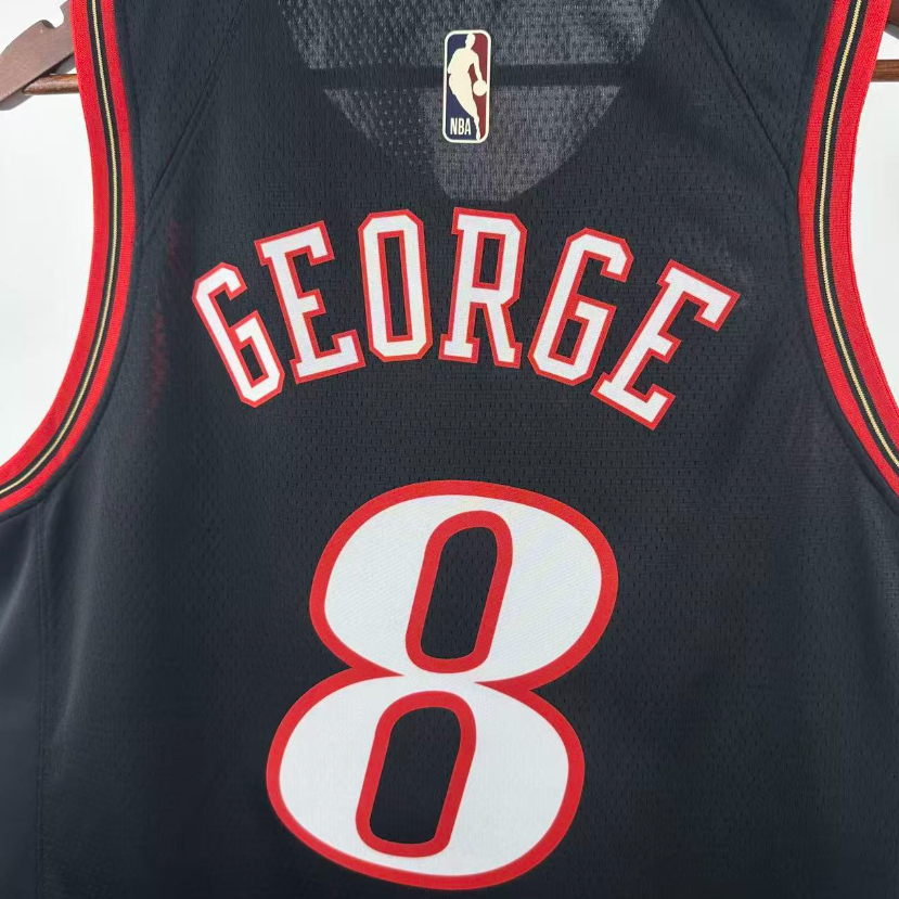 2026 NBA  Philadelphia 76ers  retro black  GEORGE 8 #