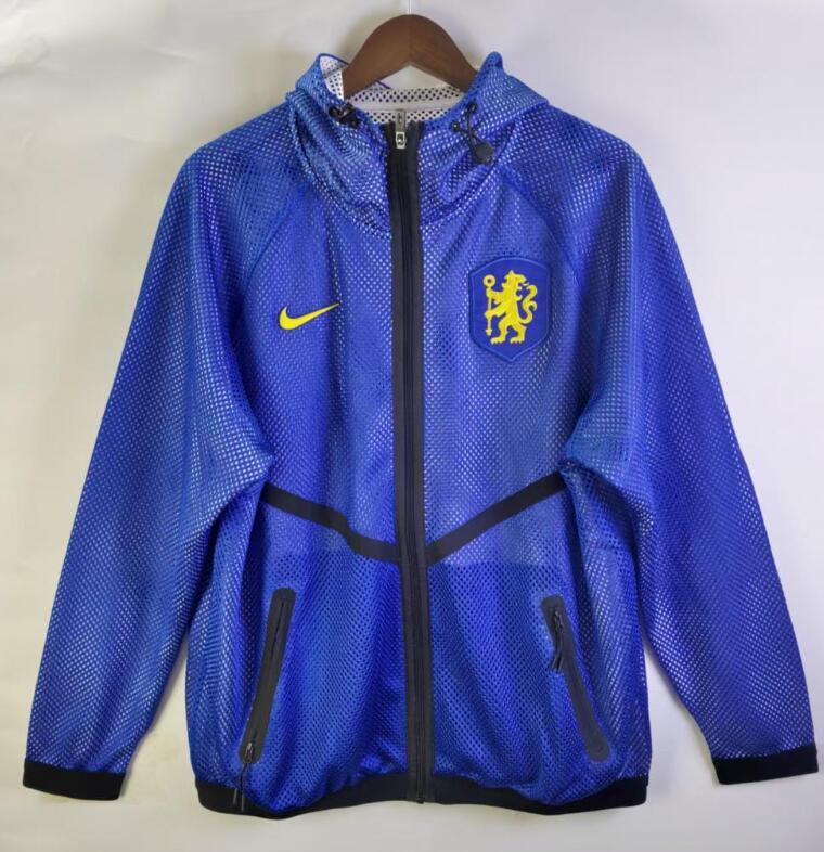 2026 2027 Chelsea Blue white jacket hoodile