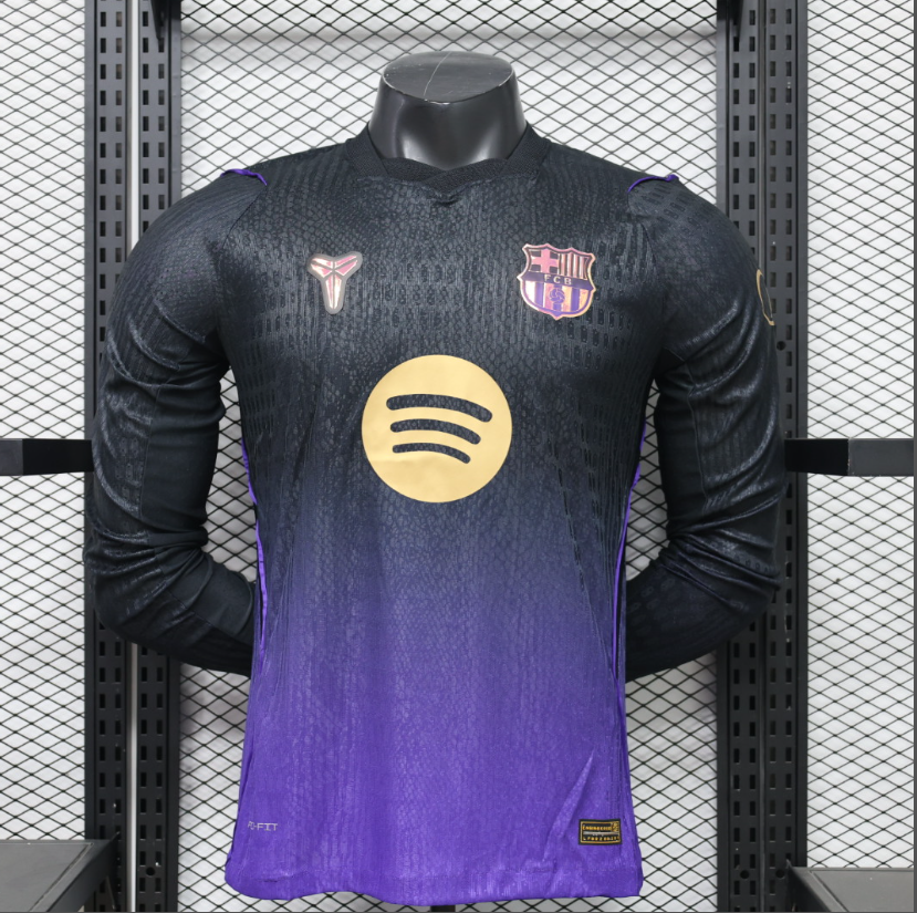 2026 2027 Barcelona AWAY   Jersey Player Version  Long sleeves