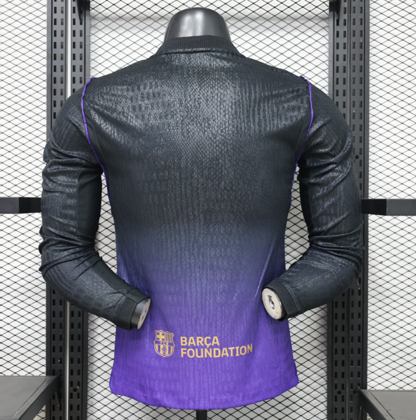 2026 2027 Barcelona AWAY   Jersey Player Version  Long sleeves