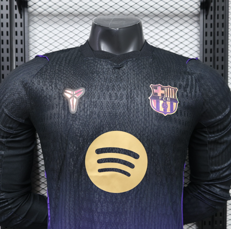 2026 2027 Barcelona AWAY   Jersey Player Version  Long sleeves
