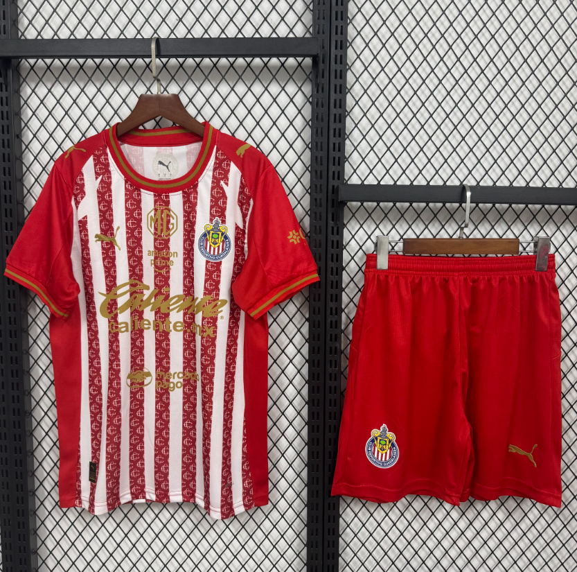 2026 2027  Chivas Guadalajara Home  adult kit (shirt +short )  Jersey  fan version