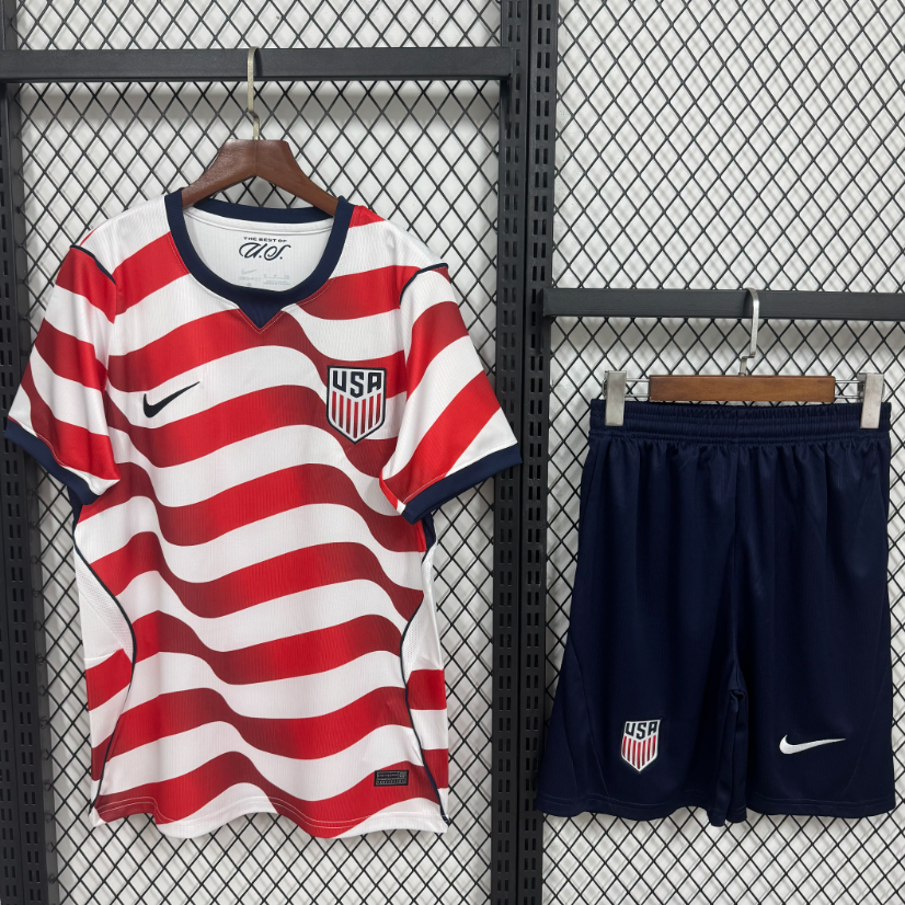 2026 World cup USA  United States Home  adult kit (shirt +short )   Jersey  fan version