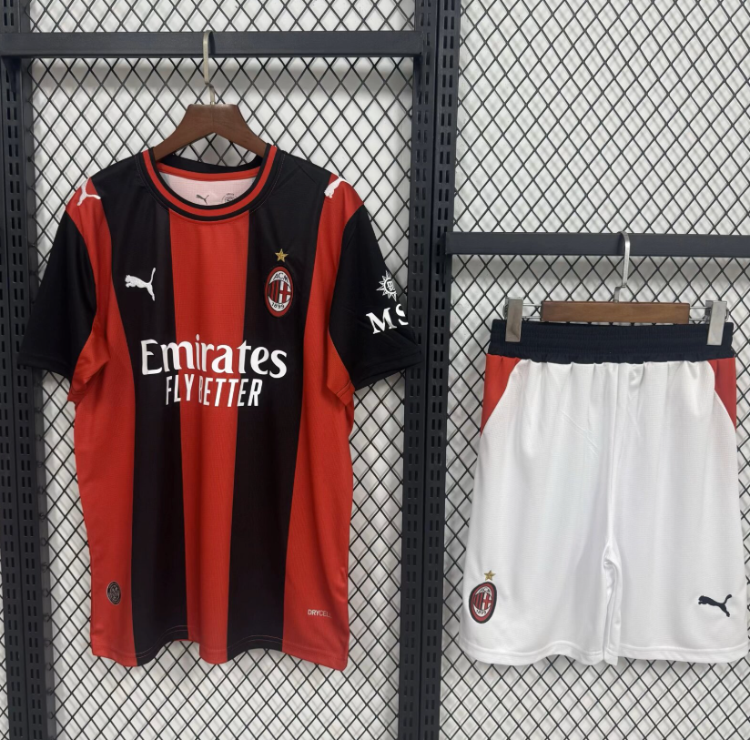 2026 2027 AC Milan Home  adult kit (shirt +short )  Jersey  fan version