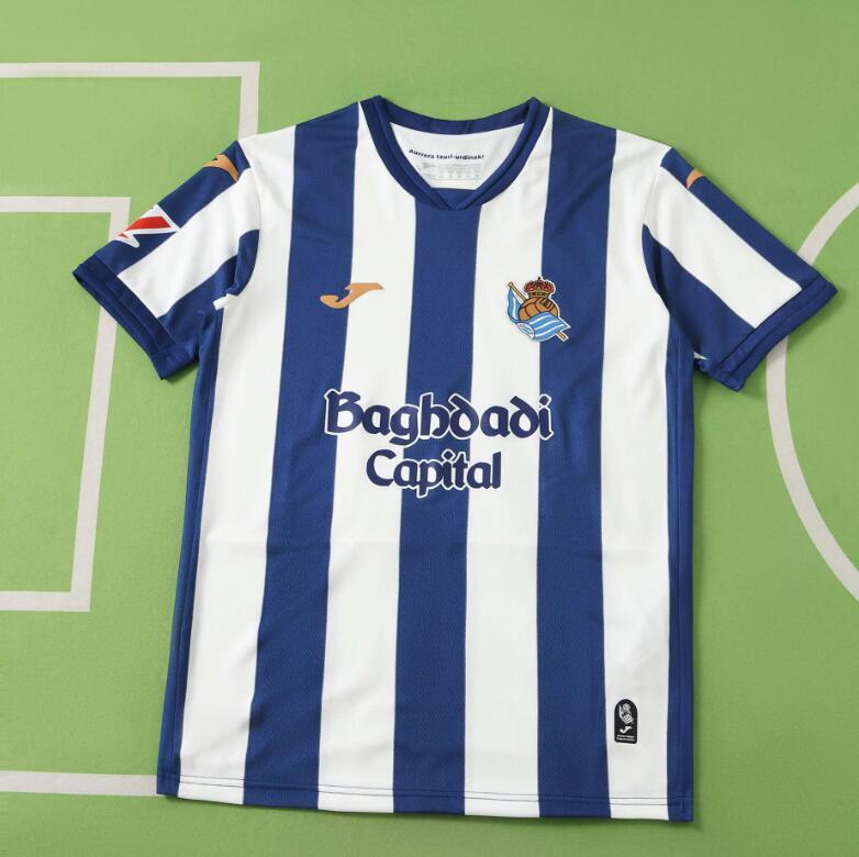 2026 2027   Real Sociedad  HOME  Jersey  fan version