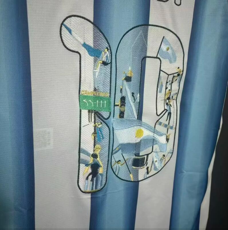 2026 World cup Argentina MESSI   home Embroidered fan version