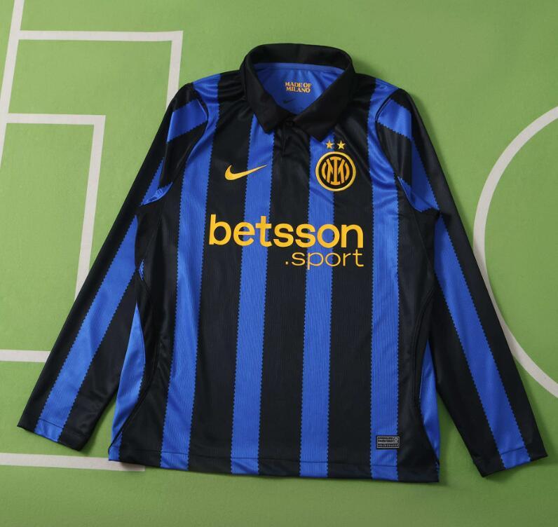 2026 2027  Inter Milan  Home  Jersey fan version Long sleeve