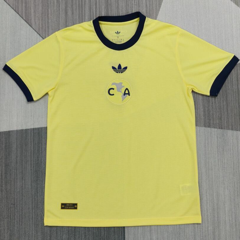 2026 2027 Club America 110th Jersey yellow  Fan  Version