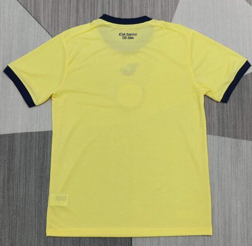 2026 2027 Club America 110th Jersey yellow  Fan  Version