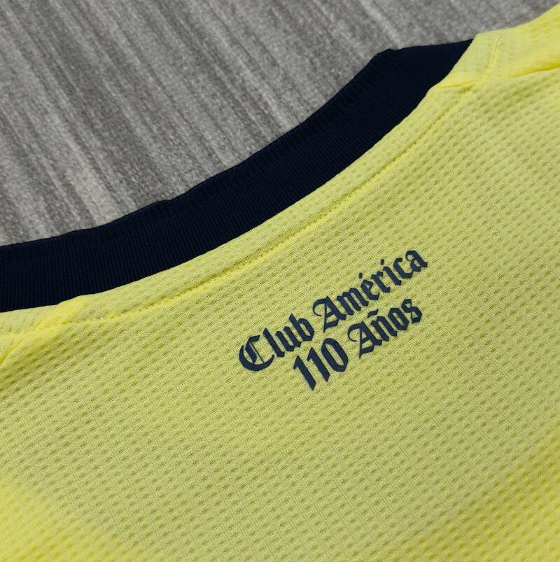2026 2027 Club America 110th Jersey yellow  Fan  Version