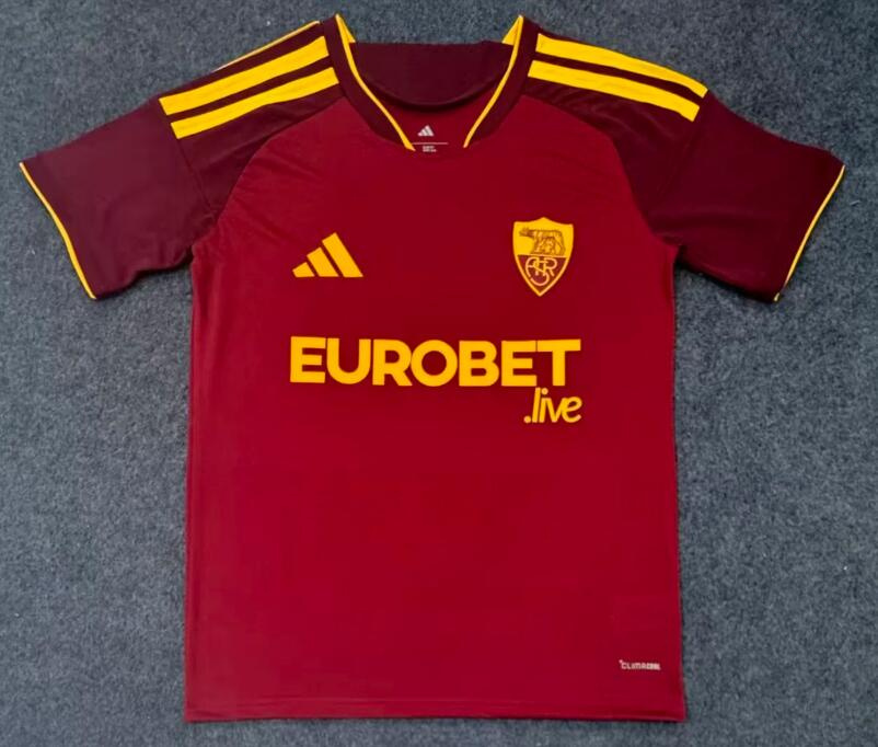 2026 2027  AS  ROMA   Home  Fan Version Jersey