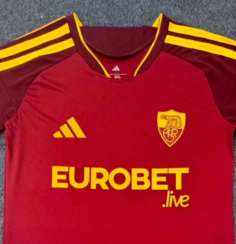 2026 2027  AS  ROMA   Home  Fan Version Jersey