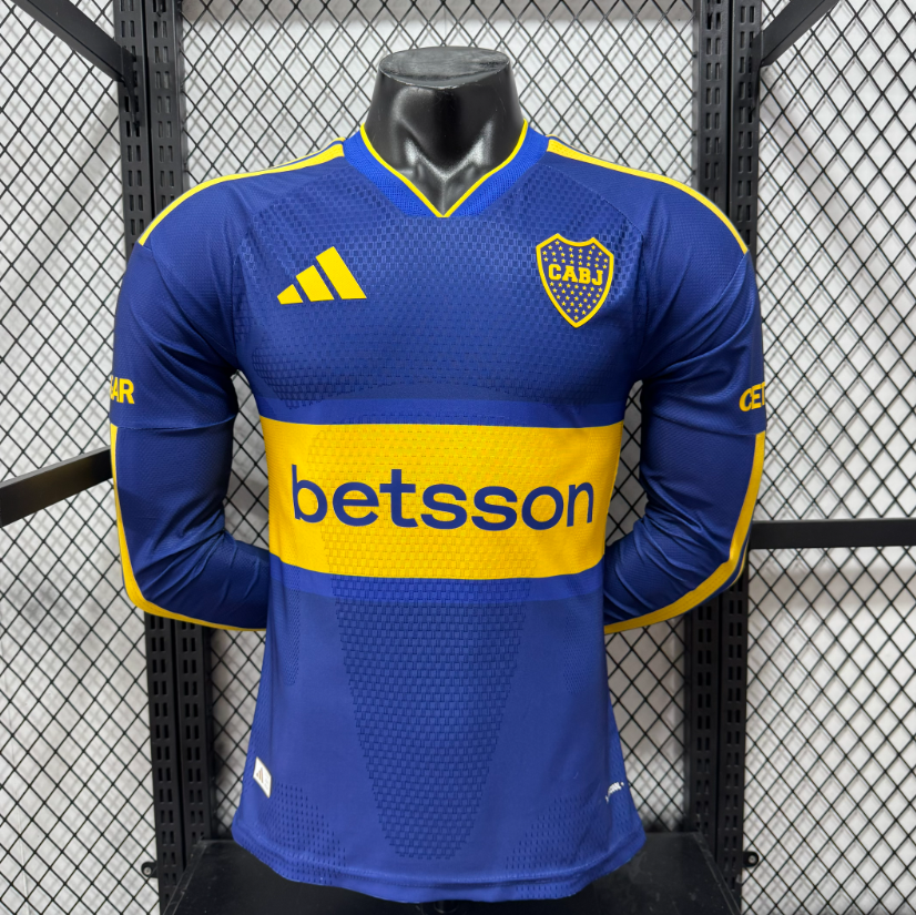 2026 2027  Boca Juniors Home  Jersey Player Version  Long sleeves