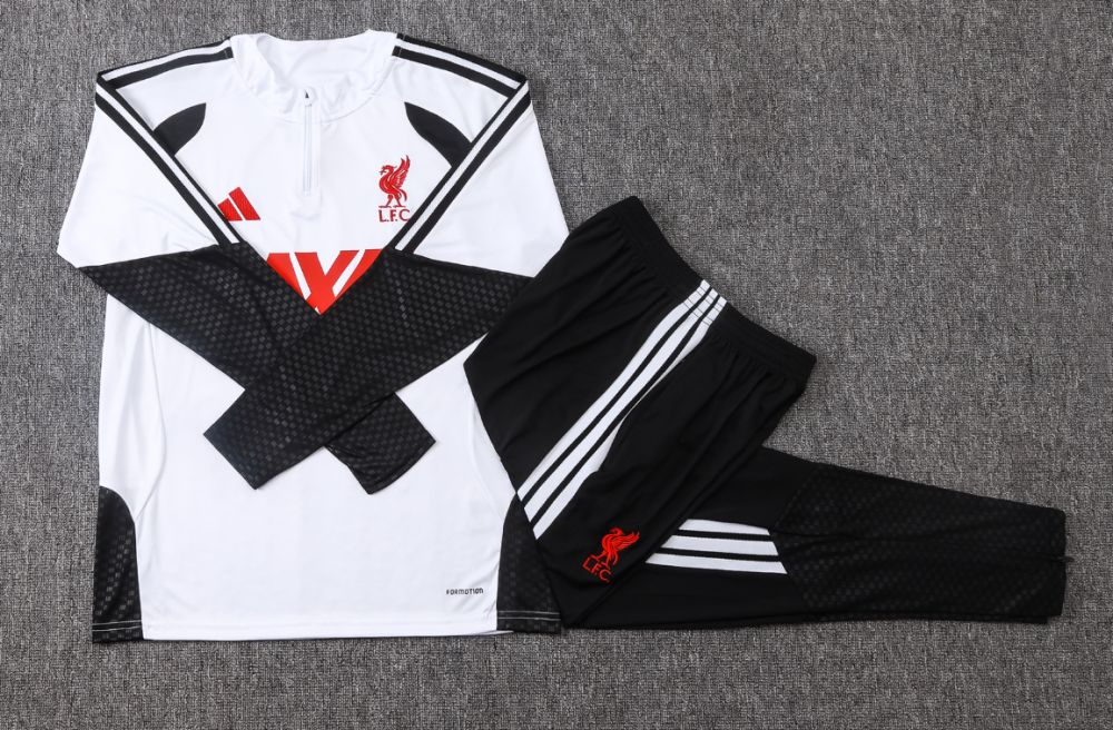 2026 2027  Liverpool  adult  kids  tracksuit  training suit long sleeves white B26091#