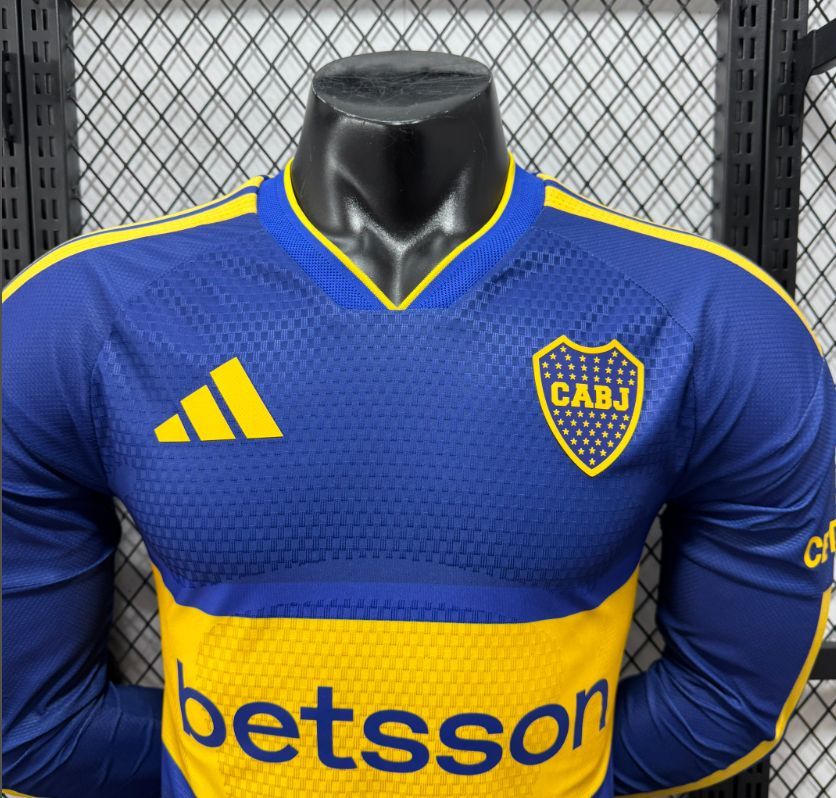 2026 2027  Boca Juniors Home  Jersey Player Version  Long sleeves