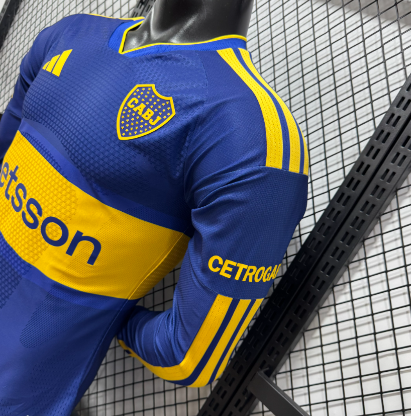 2026 2027  Boca Juniors Home  Jersey Player Version  Long sleeves