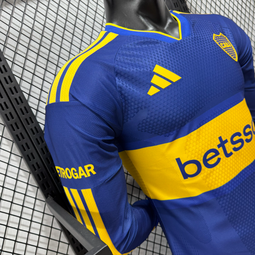 2026 2027  Boca Juniors Home  Jersey Player Version  Long sleeves