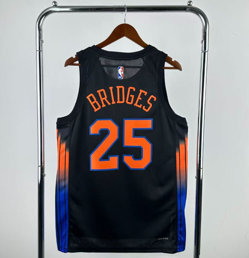 2026 NBA New York Knicks Limited Edition  retro  Bridges  25#