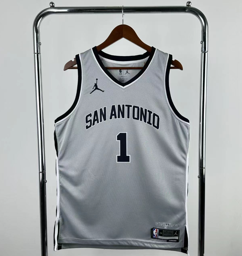 2026 NBA  San Antonio Spurs Edition  grey  1 #   Wembanyama