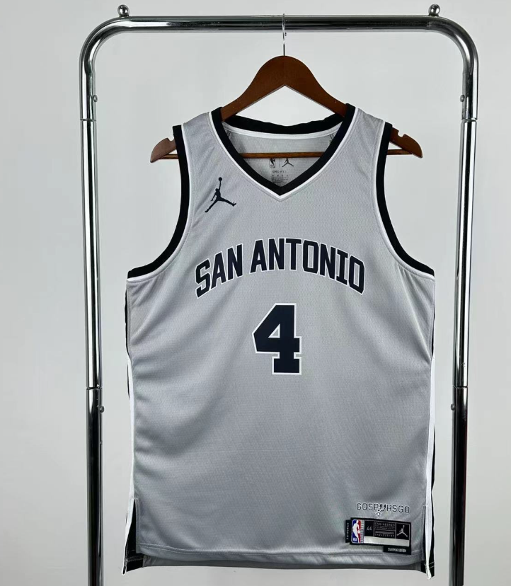 2026 NBA  San Antonio Spurs Edition  grey  4 #   FOX
