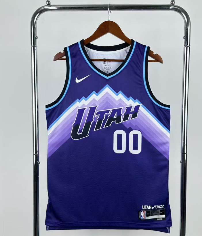 2026 NBA  Utah Jazz  Purple   00 # MARKKANEN