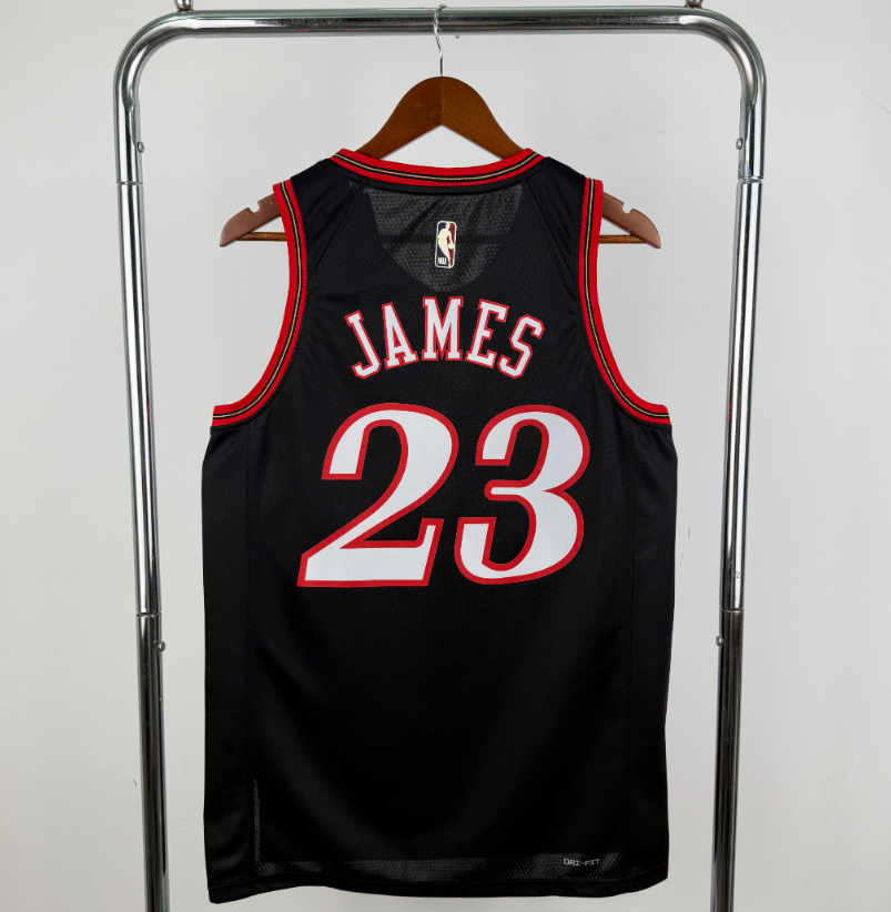 2026 NBA  Philadelphia 76ers  retro black  James 23#