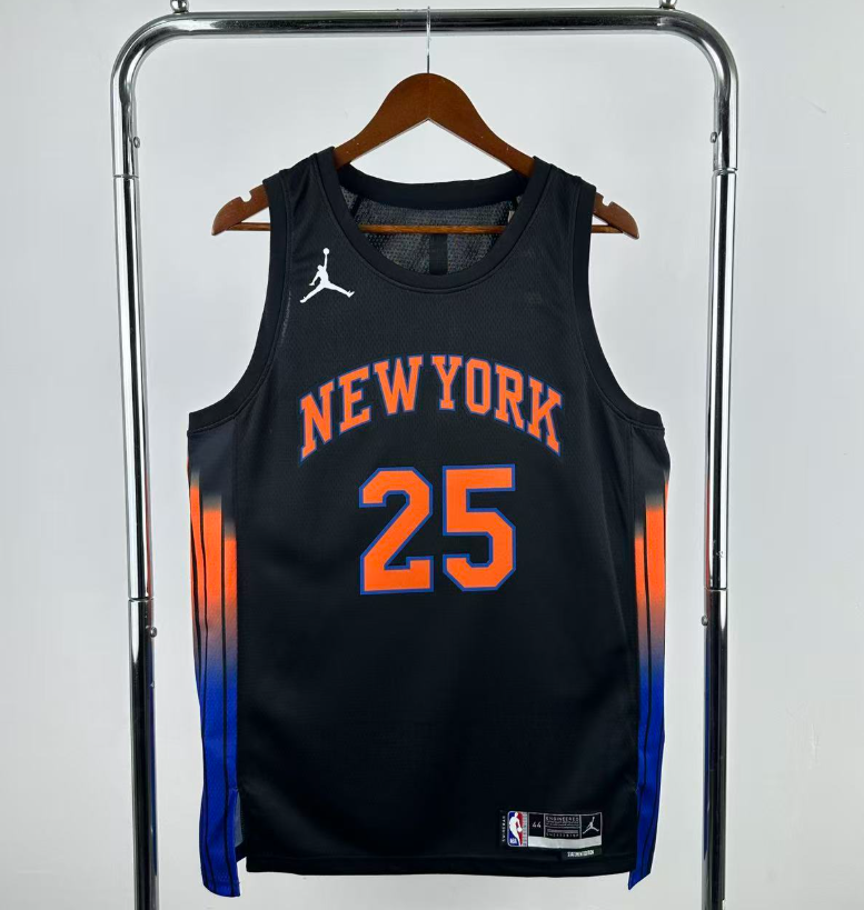 2026 NBA New York Knicks Limited Edition  retro  Bridges  25#