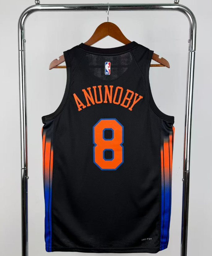 2026 NBA New York Knicks Limited Edition  ANUNOBY 8#