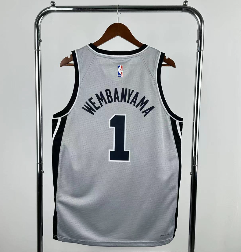 2026 NBA  San Antonio Spurs Edition  grey  1 #   Wembanyama