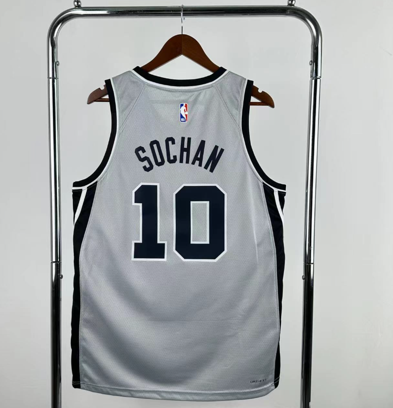 2026 NBA  San Antonio Spurs Edition  grey  10 #   SOCHAN