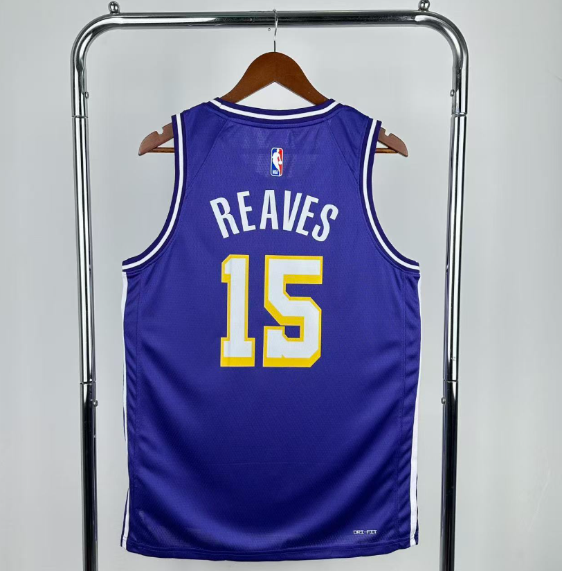 2026 NBA  Los Angeles Lakers   Jordan Brand   15 # REAVES