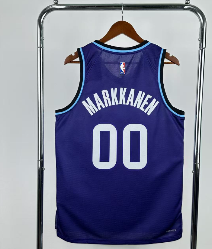 2026 NBA  Utah Jazz  Purple   00 # MARKKANEN