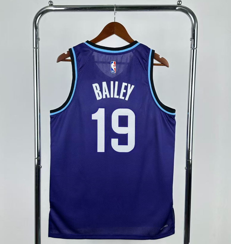 2026 NBA  Utah Jazz  Purple   19 # BAILEY
